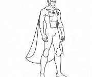 Coloriage Invincible Mark Grayson stylis&eacute;