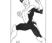Coloriage et dessins gratuit Invincible petite section à imprimer