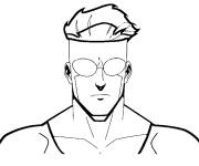 Coloriage et dessins gratuit Invincible PS à imprimer