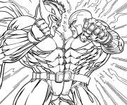 Coloriage Invincible Superh&eacute;ros en bataille