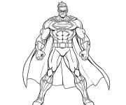 Coloriage Invincible Superh&eacute;ros en tenu