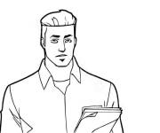 Coloriage et dessins gratuit Kyle de Invincible à imprimer