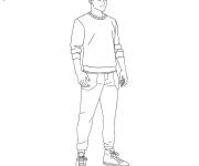 Coloriage Mark Grayson en tenu quotidien