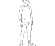 Coloriage Oliver Grayson facile