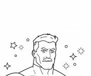 Coloriage Omni Man &agrave; motif