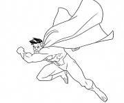 Coloriage Omni-man &agrave; toute vitesse