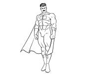 Coloriage Omni man simplifi&eacute; pour enfants