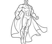 Coloriage Omni-Man tout muscl&eacute;