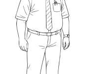 Coloriage Personnage Adam Wilkins d'Invincible