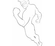 Coloriage Silhouette de Invincible