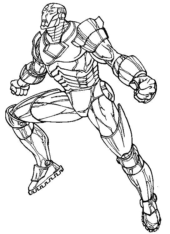 Coloriage Iron Man  en col re dessin  gratuit  imprimer 