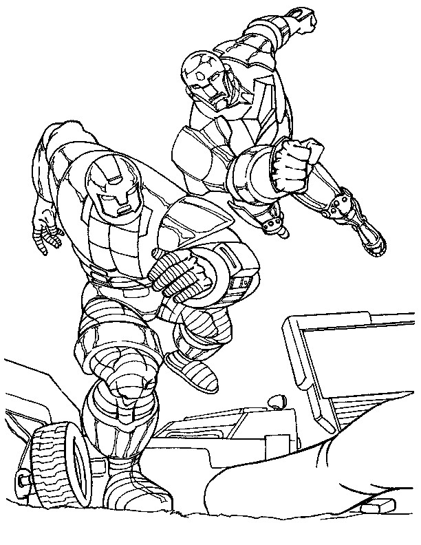 Iron Man Coloriage En Ligne Gratuit