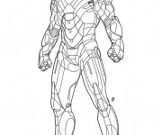 Coloriage Iron Man en couleur