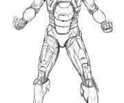 Coloriage Iron Man réaliste