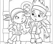 Coloriage et dessins gratuit Jack et Izzy à imprimer