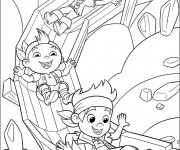 Coloriage Jack et les Petits Pirates en s'amusant