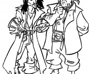 Coloriage Jack et les Pirates des Cara&iuml;bes Film