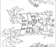 Coloriage Jack Izzy et Le Fris&eacute;
