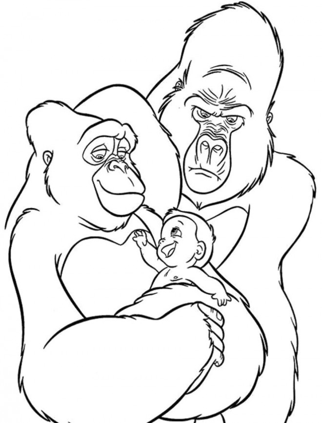 Coloriage et dessins gratuits King Kong Disney à imprimer