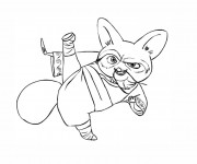 Coloriage Kung Fu Panda Shifu