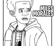 Coloriage Affiche de Miles Morales