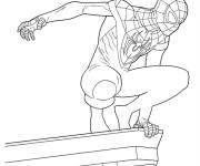 Coloriage Couverture du film de Miles Morales