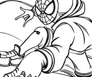 Coloriage Feuille de Miles Morales