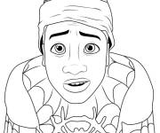 Coloriage et dessins gratuit La surprise de Miles Morales à imprimer