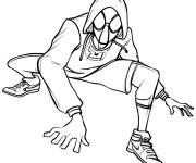 Coloriage Miles Morales &agrave; dessiner