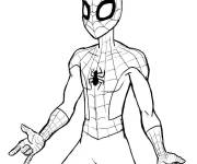 Coloriage et dessins gratuit Miles Morales &agrave; perte à imprimer