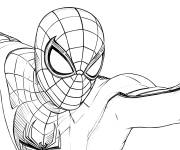 Coloriage Miles Morales alternative de Spider Man