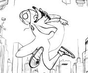Coloriage Miles Morales artistique
