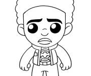 Coloriage et dessins gratuit Miles Morales chibi à imprimer