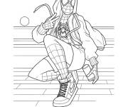 Coloriage Miles Morales confiant