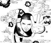 Coloriage Miles Morales de comics