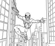 Coloriage Miles Morales de Ultimate Spider Man