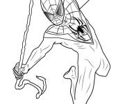 Coloriage Miles Morales du film Spider Man 2020