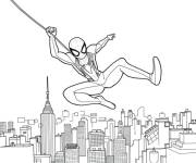 Coloriage Miles Morales du jeu Spider Man
