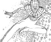 Coloriage Miles Morales en bulles