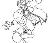 Coloriage Miles Morales en capuche