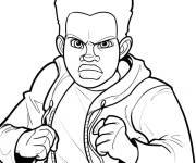 Coloriage Miles Morales en col&egrave;re