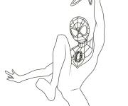 Coloriage Miles Morales en mission urgente