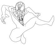 Coloriage et dessins gratuit Miles Morales facile à imprimer