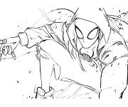 Coloriage Miles Morales imprimable