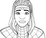 Coloriage Miles Morales l'ado courageux