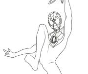 Coloriage et dessins gratuit Miles Morales simple à imprimer