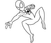 Coloriage Miles Morales simple ps
