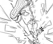 Coloriage Miles Morales tout puissant