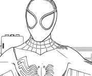 Coloriage Nouveau superh&eacute;ros Miles Morales