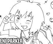 Coloriage Penny Parker de Miles Morales